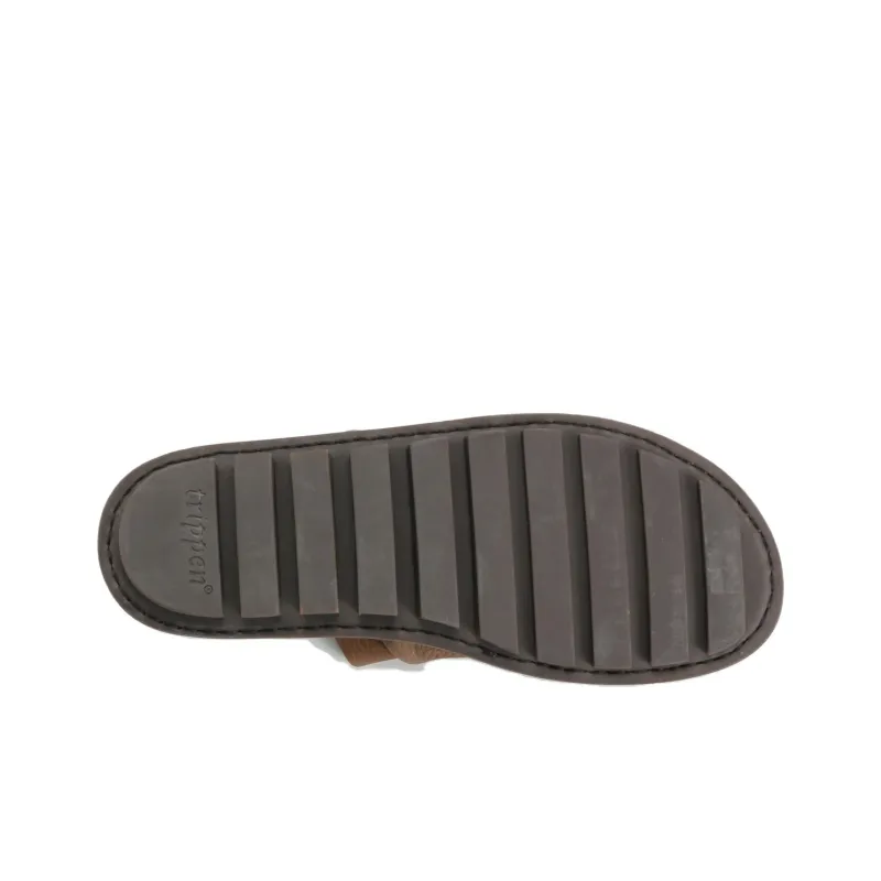 Trippen Wrap-toe Slippers Men's Brown-4