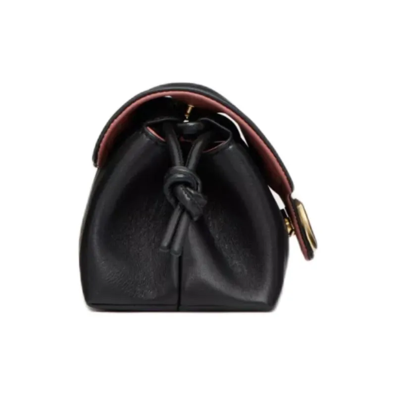 Valentino VLogo Plaque Foldover Top Shoulder Bag-2