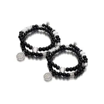 GUDS GAVE Colored Glaze Jade Bracelets Unisex