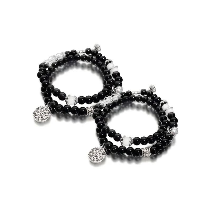 GUDS GAVE Colored Glaze Jade Bracelets Unisex-0