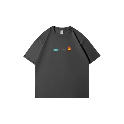 Polar Fire T-Shirts Unisex Carbon Gray