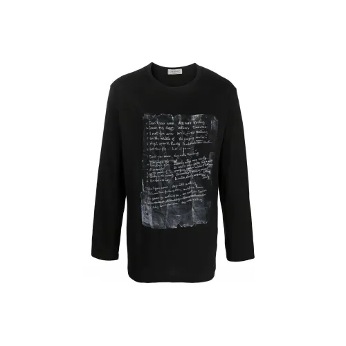 Yohji Yamamoto T-Shirts Men Black