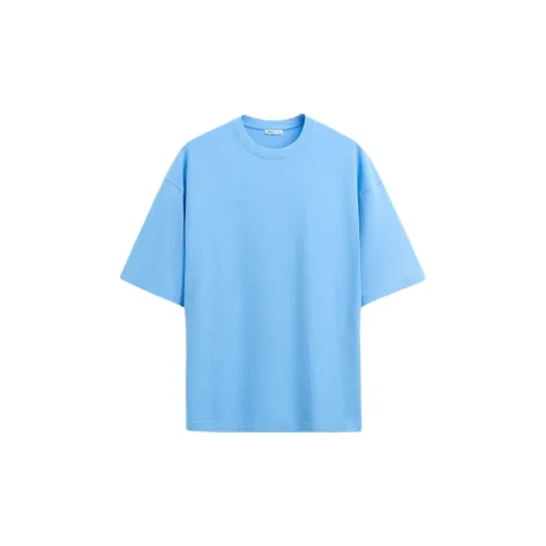 ZARA T-Shirts Men Blue