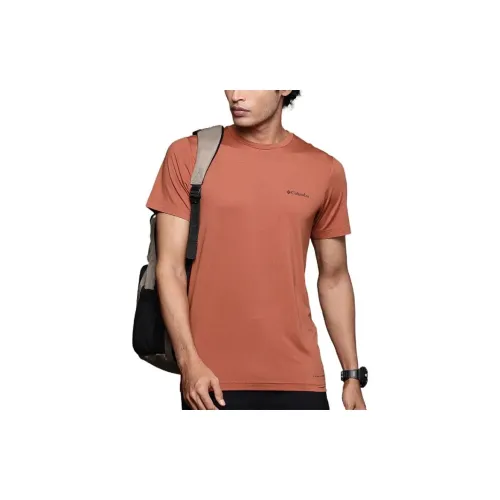 Columbia Tech T-Shirts Men Orange