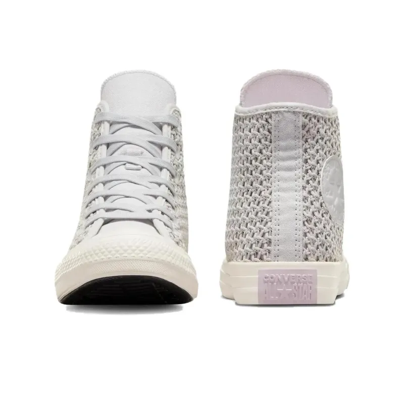 Converse Chuck Taylor All Star Non slip Lightweight High Top Canvas Shoes Women's Gray-4