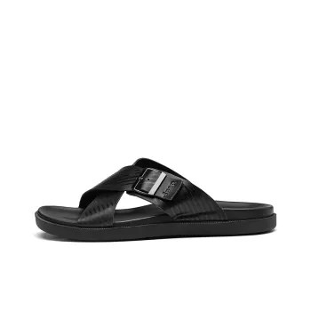 Jeep Slide Slippers Men Black/Dark Brown