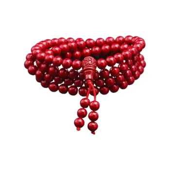 Full House Reconstructed Cinnabar Jade Bracelets Unisex