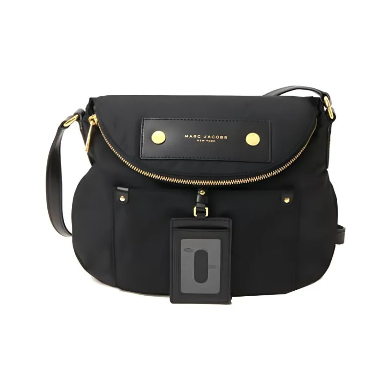 MARC JACOBS Nylon Shoulder Bag, Crossbody Bag Women's Black-0