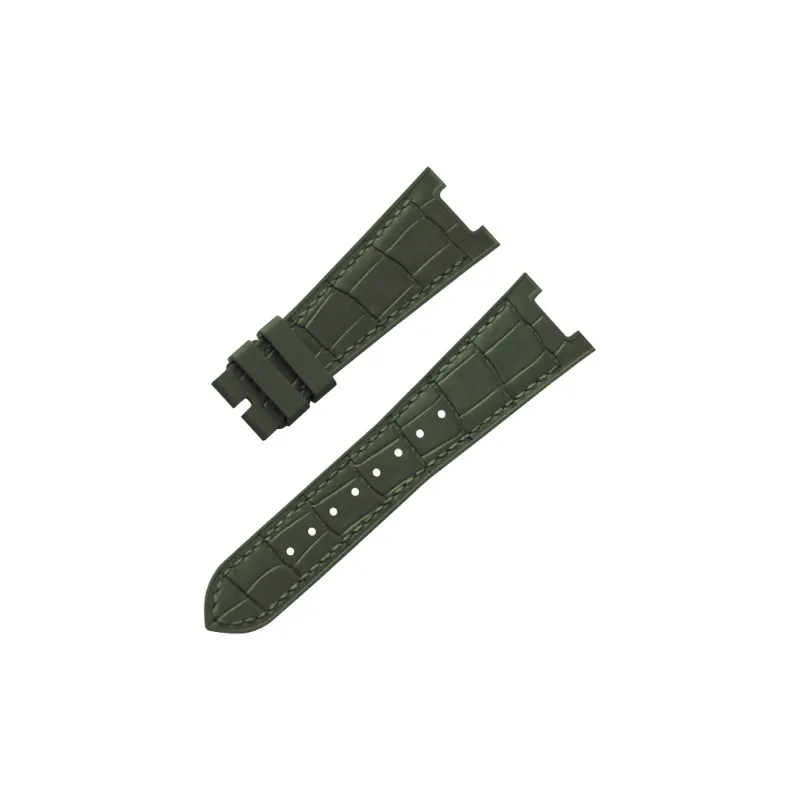 VAGENARI Imitation Crocodile Leather Rubber Strap Compatible With Baudet Turtle 5711.5712.5726.5980 Watch Band Unisex-5