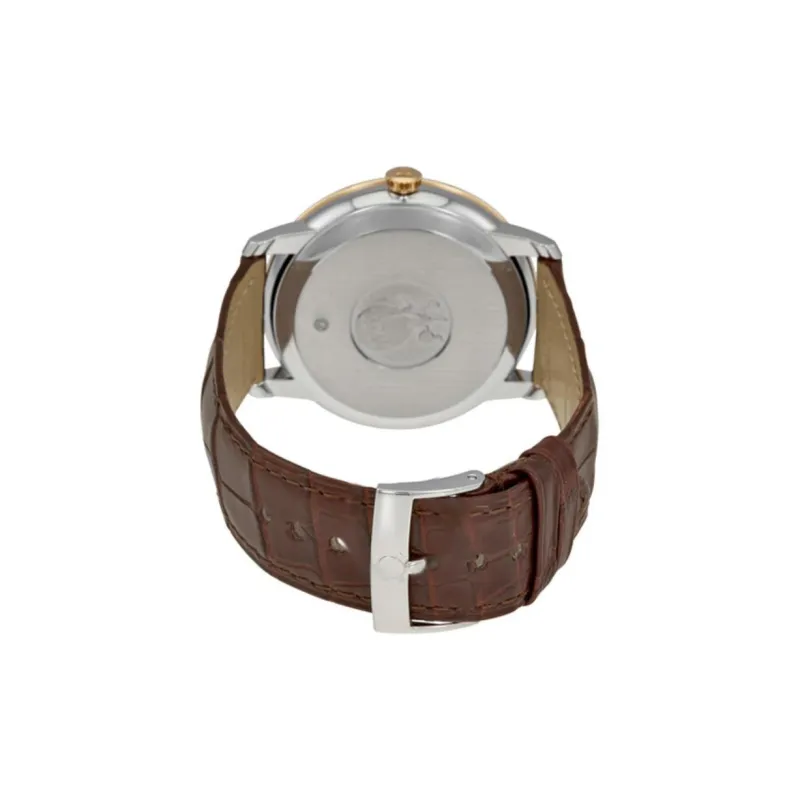 OMEGA Automatic Mechanical Movement Men's Watches Watch 40mm Gold Dial Stainless Steel Watch Case-2