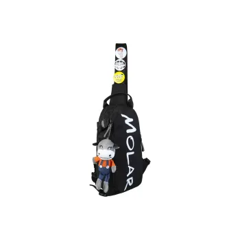 DCLOUD Nylon Fabric Crossbody Bags Sling Bags Small Size Unisex Black/White/Blue/Green