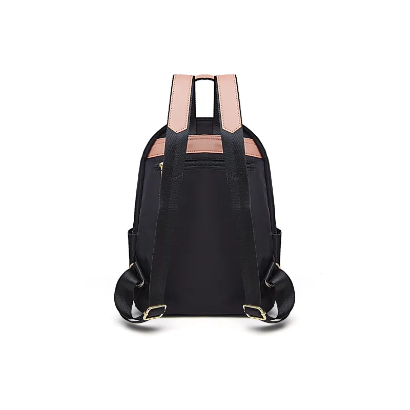 Marino Orlandi Textile, Synthetic Leather Backpack Regular Women's Coffee/Apricot-3
