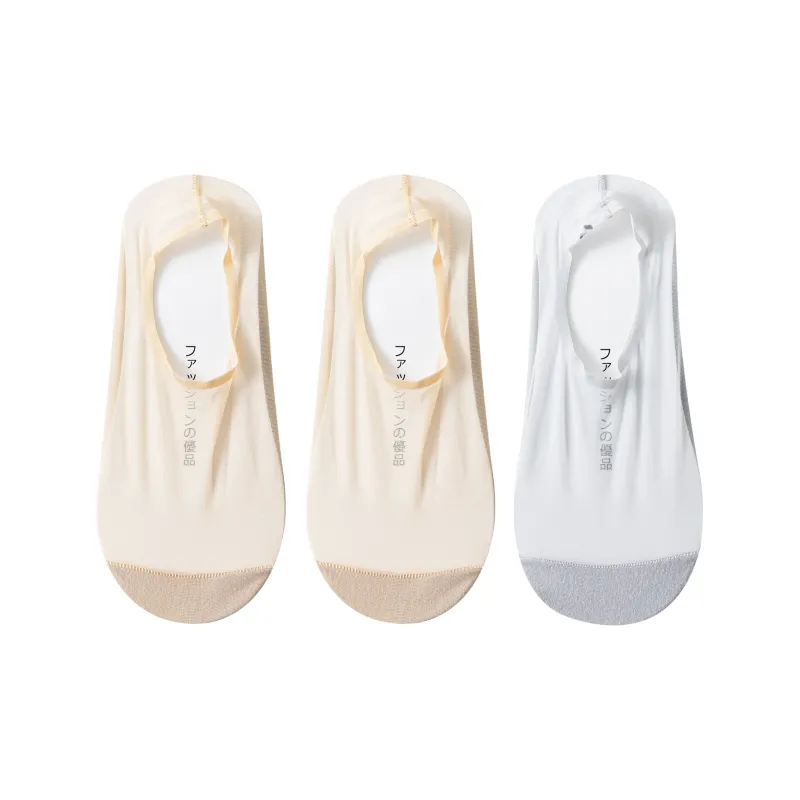 XXLLG No-Show Socks Women's 3 Pack-12
