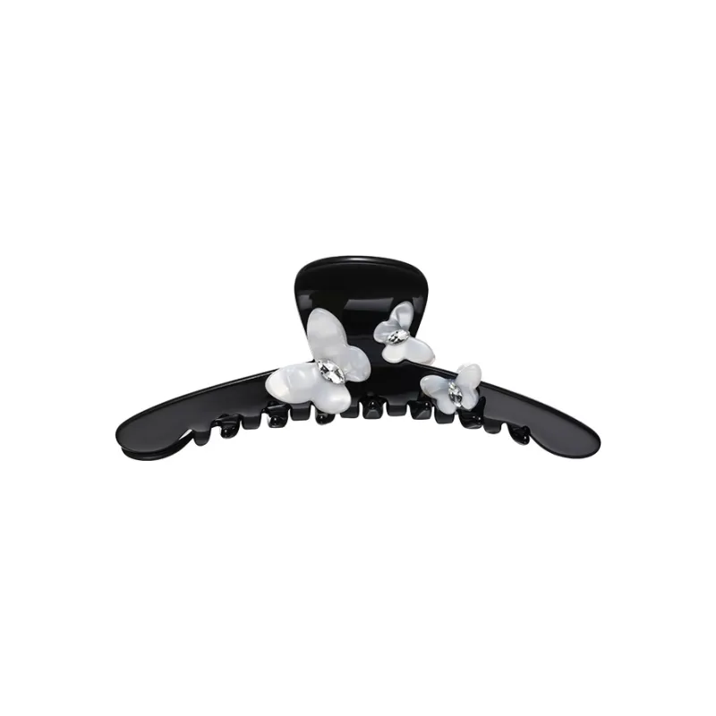 CAROMAY Hair Clips Women's Cream Yellow Classic Black-3