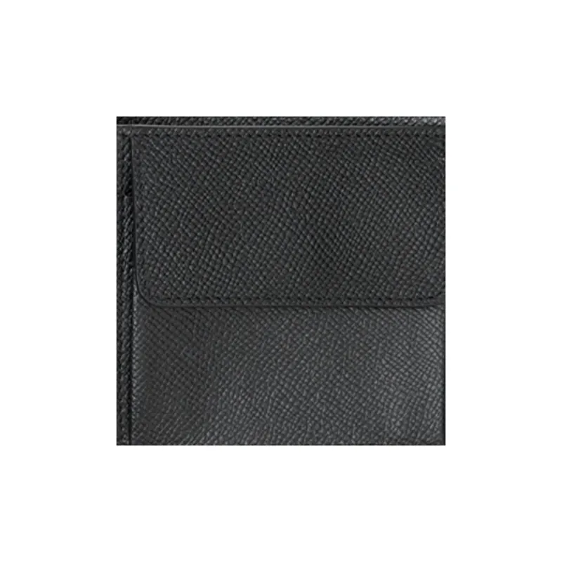 Burberry Cow Leather Wallet, Card Holder, Coin Purse Men's Black-5
