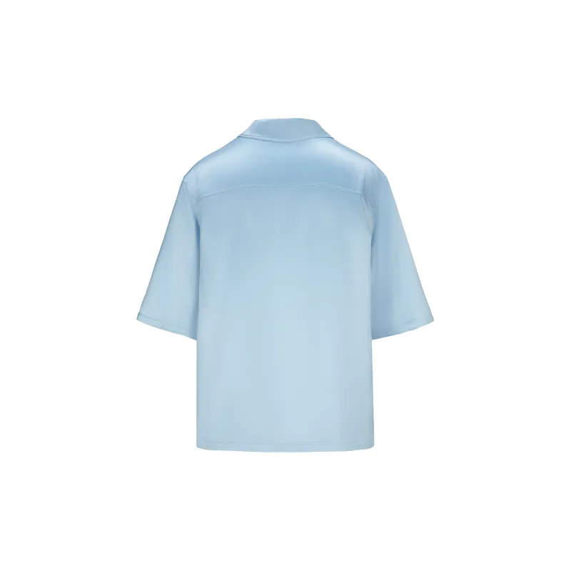 GALLIANO LANDOR Shirt Unisex Carolina Blue-1