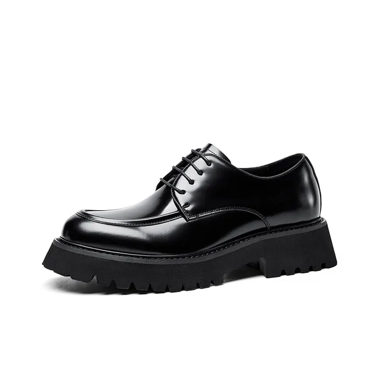 Hautton Jeans Dress Shoes Men's Black-0