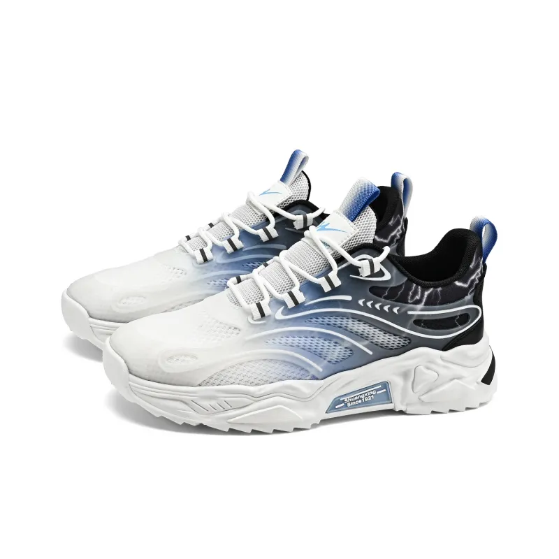 Binary Low Top Casual Shoes Men's Sky Blue-2