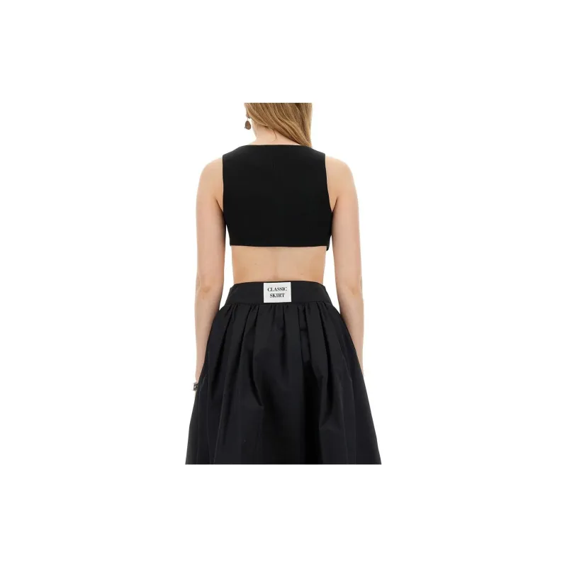 MOSCHINO Floral Brooch Asymmetric Waistcoat-1