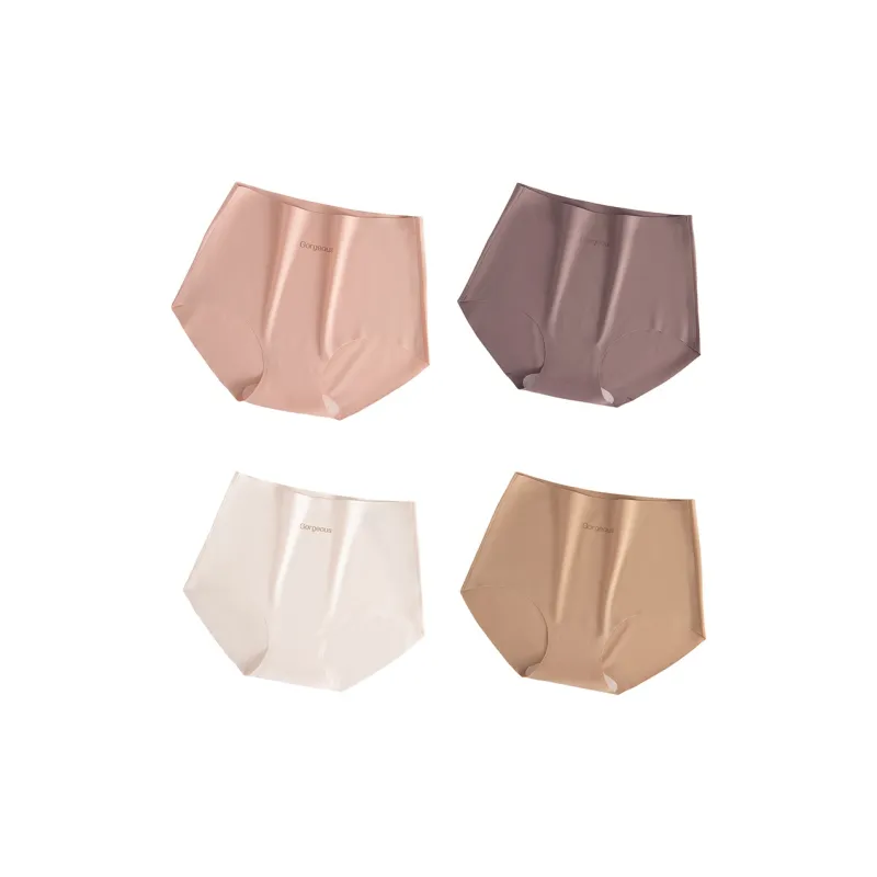 Flowers In Water Underpants Women's 4 Pack-16