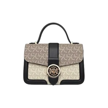 GOLDLION PVC Portable Crossbody Bag Shoulder Bag Women's Black