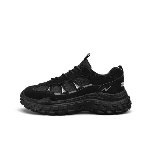 CHAOQI Outdoor Performance Shoes Men Low-Top Black