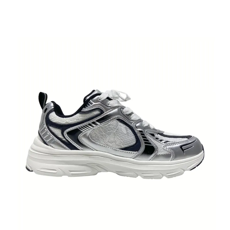 MQGAll Anti Slip Wear Resistant Breathable Lightweight Low Top Chunky Sneakers Unisex-2