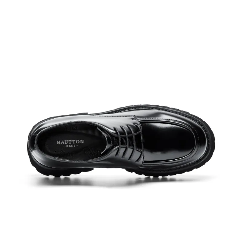 Hautton Jeans Dress Shoes Men's Black-3