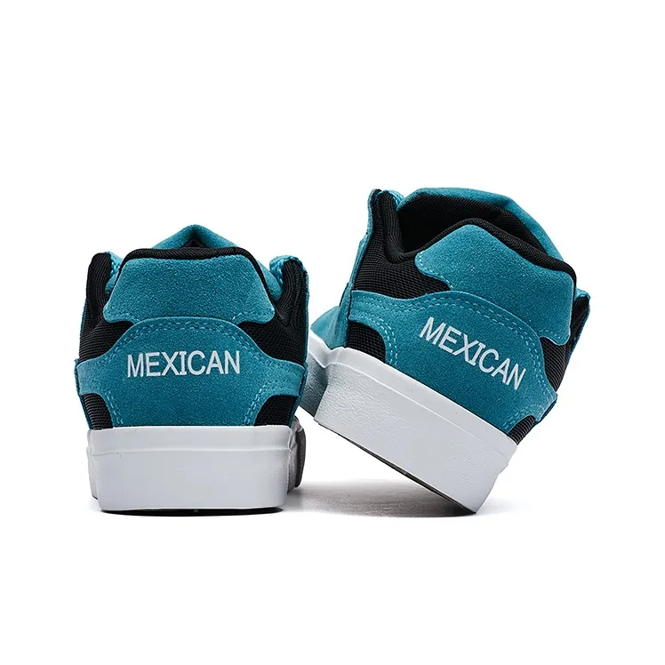MEXICAN Slip Resistant, Abrasion Resistant, Breathable Low Top Skateboard Shoes Unisex-25