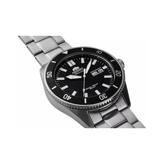 ORIENT Automatic Mechanical Movement Stainless Steel Strap Watch Men's Watches Black Dial-1