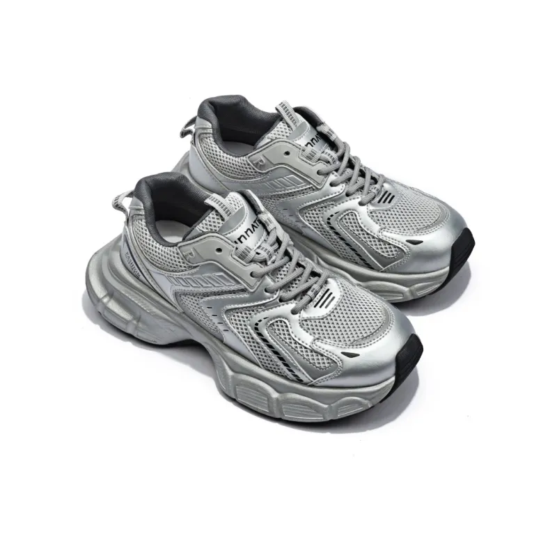 Uinnate Breathable Low-Top Chunky Sneakers Women's Purple-14