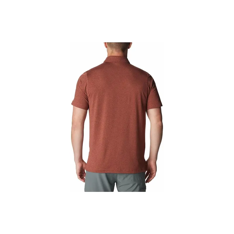Columbia Polo Shirt Men's Brown-1