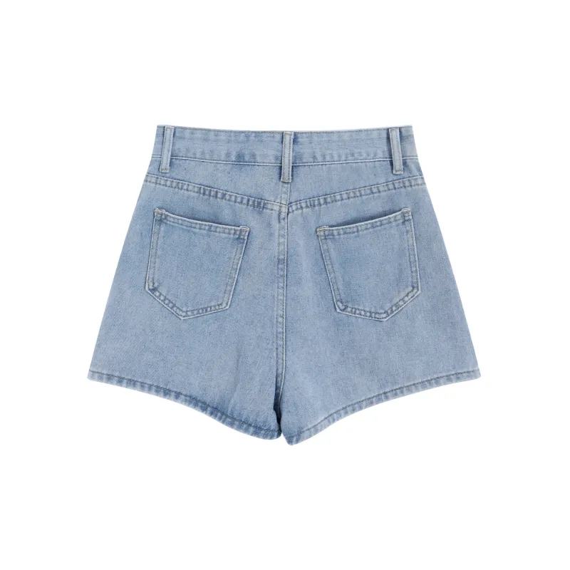 DGMZ Denim Shorts Women's Blue-1
