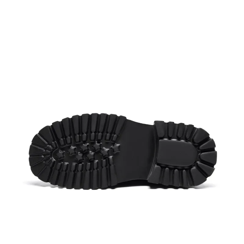 Hautton Jeans Dress Shoes Men's Black-4