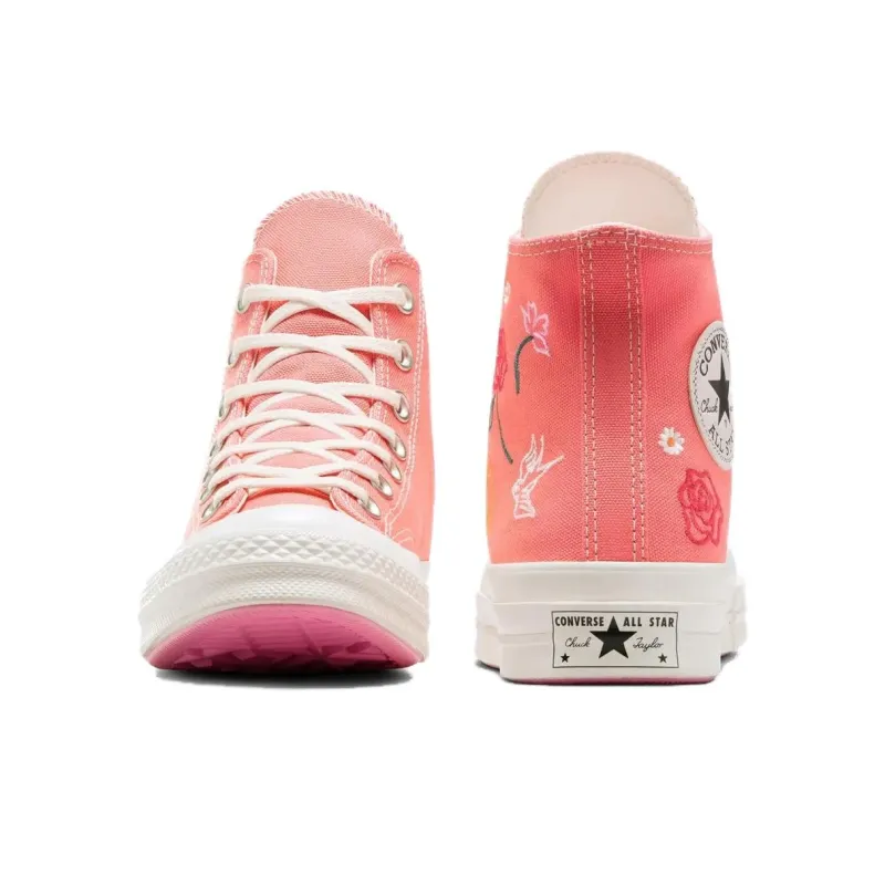 Converse Chuck 70 Non slip Lightweight High Top Canvas Shoes Women's Watermelon Mud-4