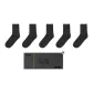 5-Pack Moisturizing Socks (Black)