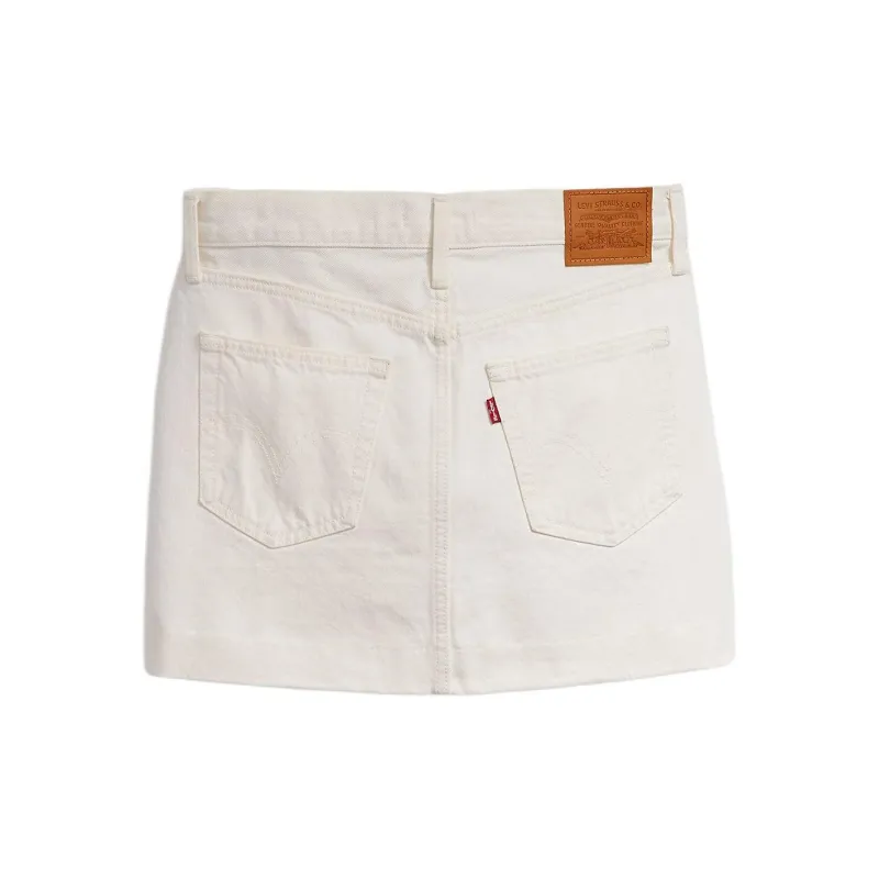 Levi’s Denim Short Skirts Women's White-1