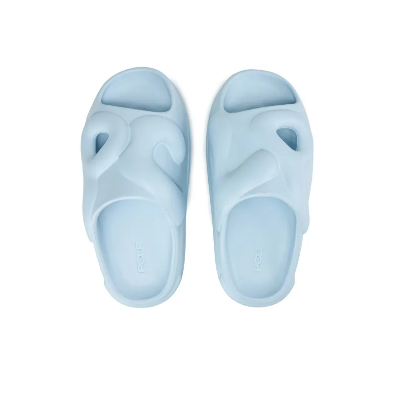 PCLP 2023 Spring Summer Broken Mirror Slide Slippers Unisex White/Blue/Silver/Pink-10