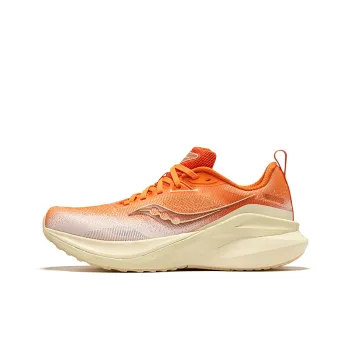 Saucony Wear Resistant Low Top Running Shoes Unisex Orange Beige