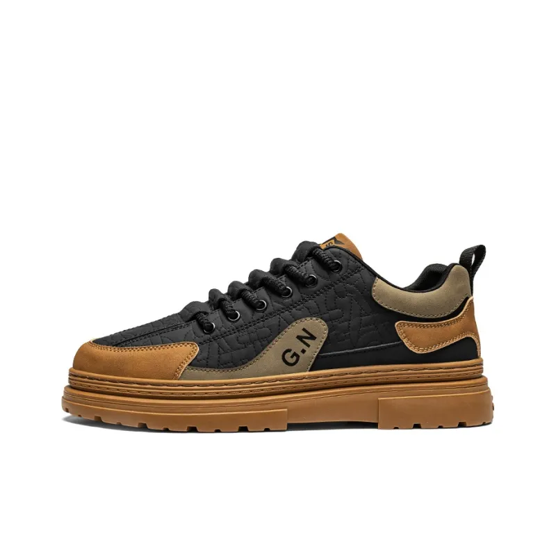 G.N.SHIJIA Wear resistant And Lightweight Low Top Skateboard Shoes Men's-0