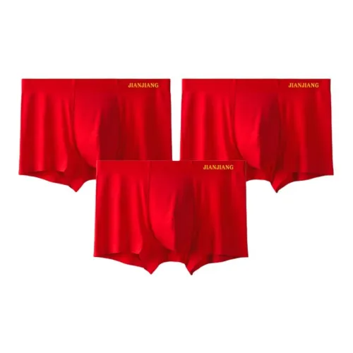 Master Underpants Men's 3 Pack Red