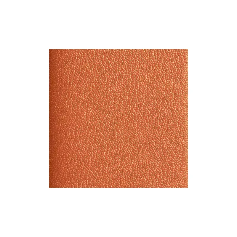 HERMES Calvi Duo Chevre Mysore Goatskin Card Holder Mini Women's 93 Orange Hermes Orange & Orange-2