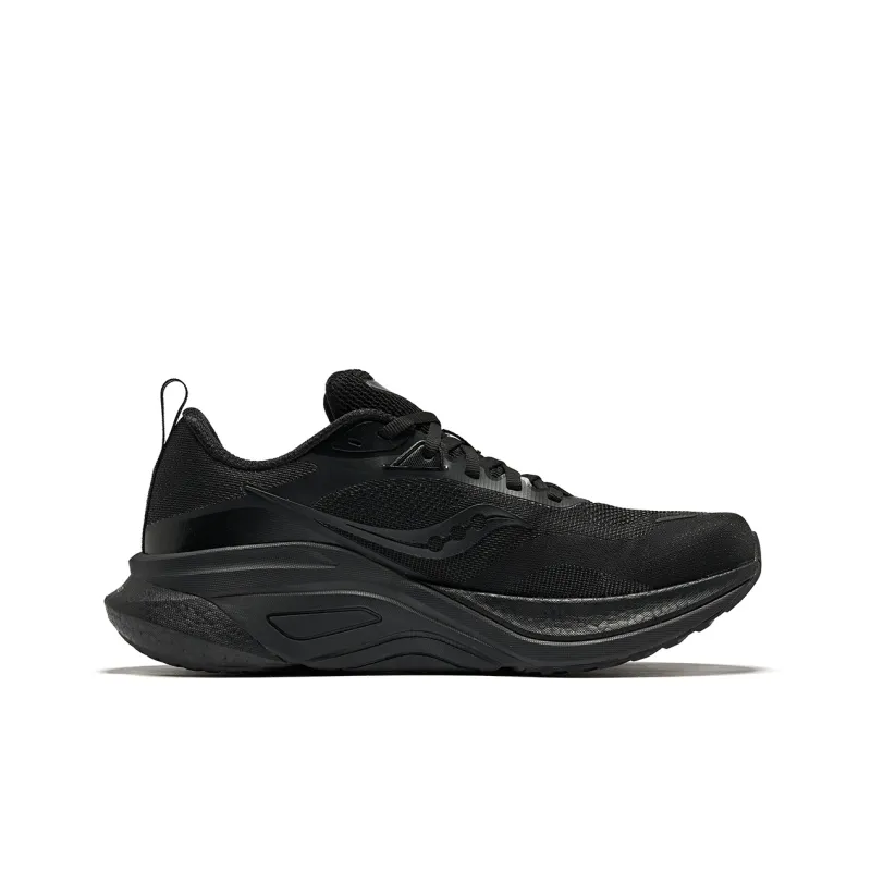 Saucony MARSHAL Breathable Moisture Wicking Coverage Low Top Running Shoes Unisex Black-1