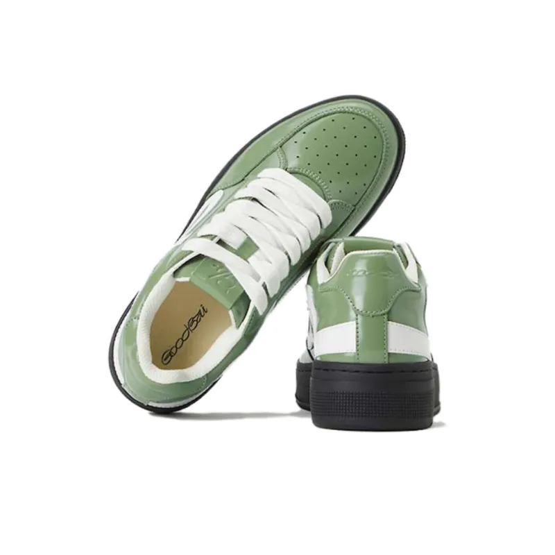 GOOD BAI Low Top Skateboard Shoes Unisex Army Green-4
