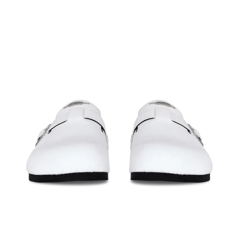TERRA INCOGNITA Cork Sole Fuzzy Quiet Wrap toe Slippers Unisex-3
