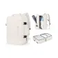 Ecru[with Wet-Dry Separation Pocket+Expandable Capacity]