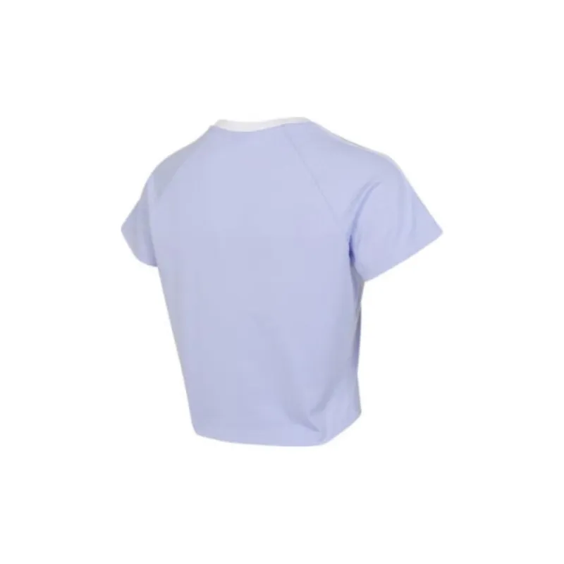 Adidas Originals Adicolor Raglan Sleeve T Shirt Women's Purple-1