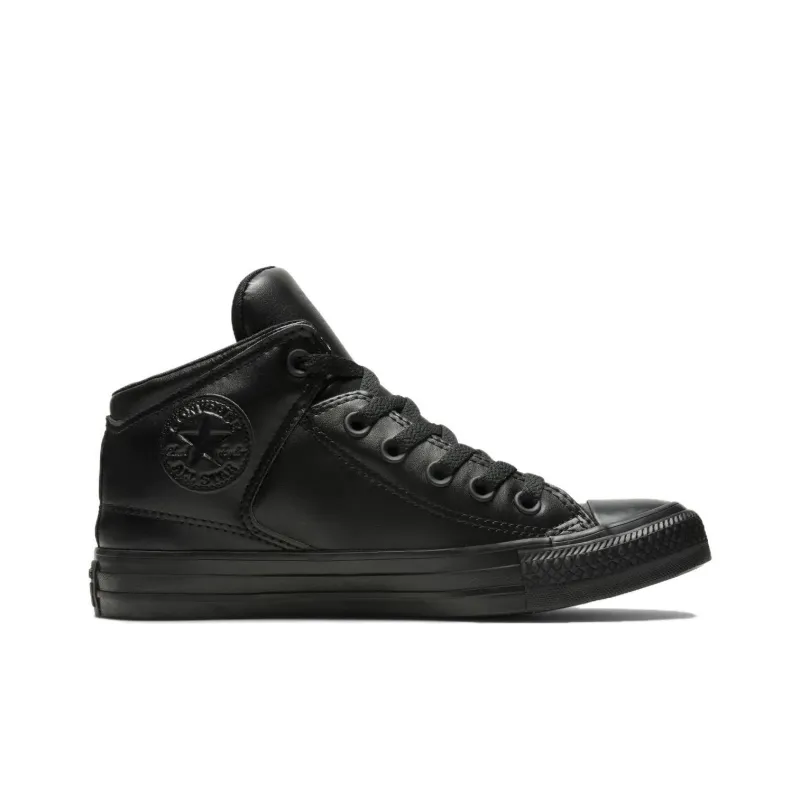 Converse Chuck Taylor All Star Slip Resistant Mid Top Canvas Shoes Unisex Black-1