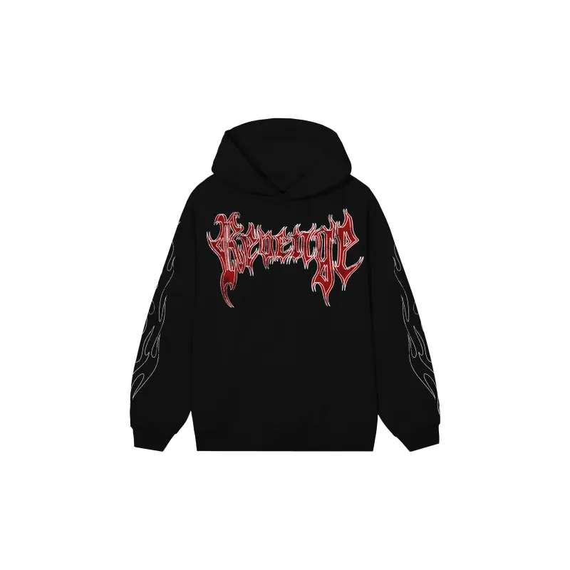 Revenge X City Morgue Grim Reaper Red Logo Hoodie-1