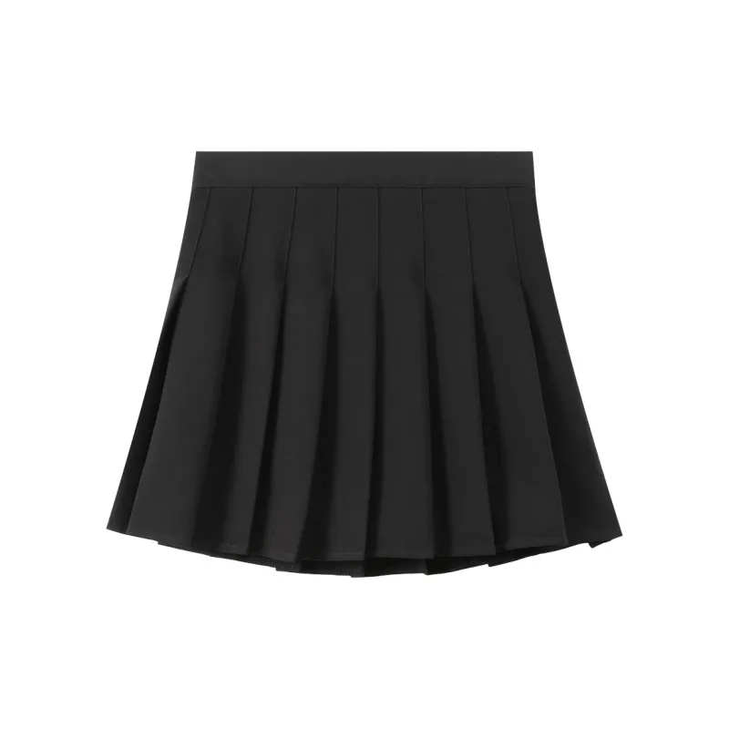 Romon Casual Short Skirts Women's Black-1